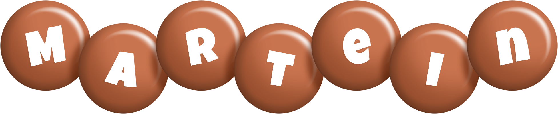 Martein candy-brown logo