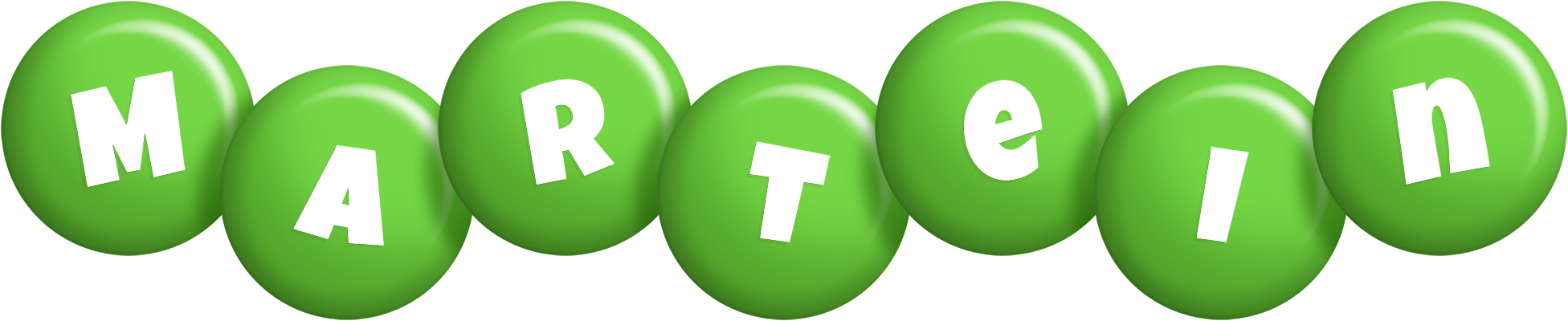 Martein candy-green logo