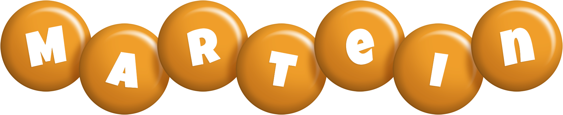 Martein candy-orange logo
