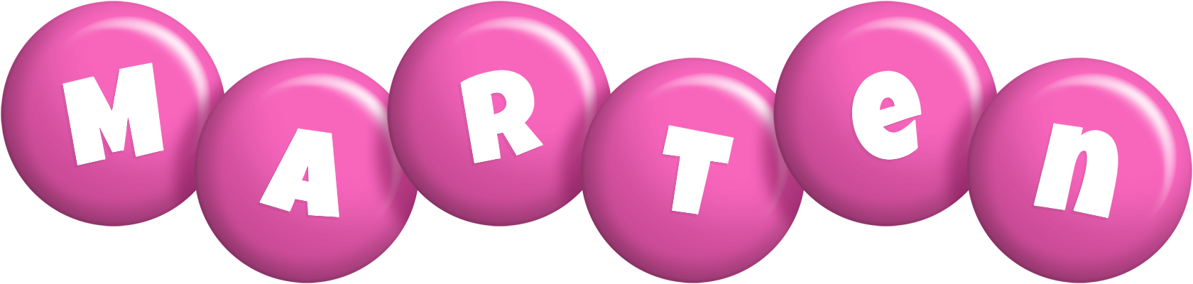 Marten candy-pink logo