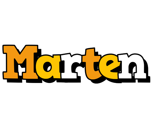 Marten cartoon logo