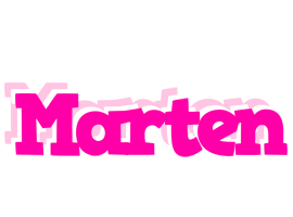 Marten dancing logo