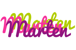 Marten flowers logo