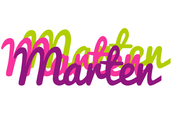 Marten flowers logo