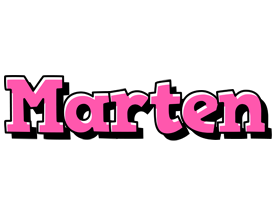 Marten girlish logo