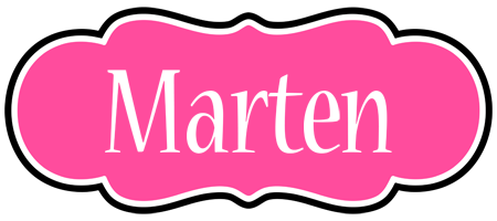 Marten invitation logo