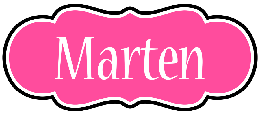 Marten invitation logo
