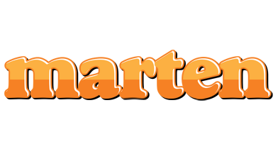 Marten orange logo