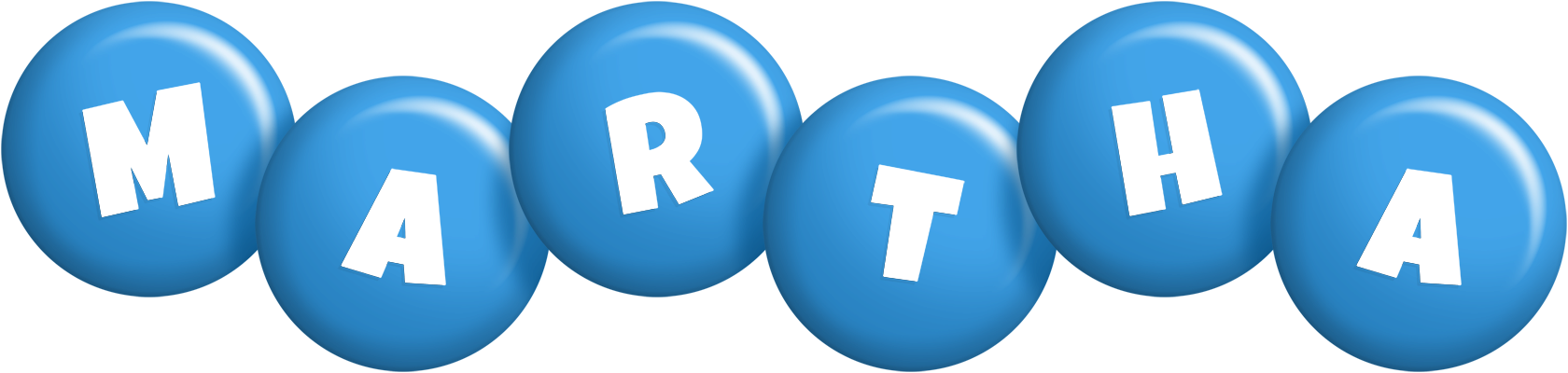 Martha candy-blue logo