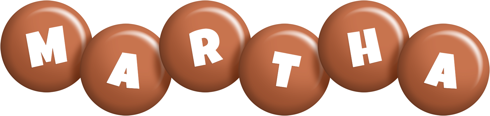 Martha candy-brown logo