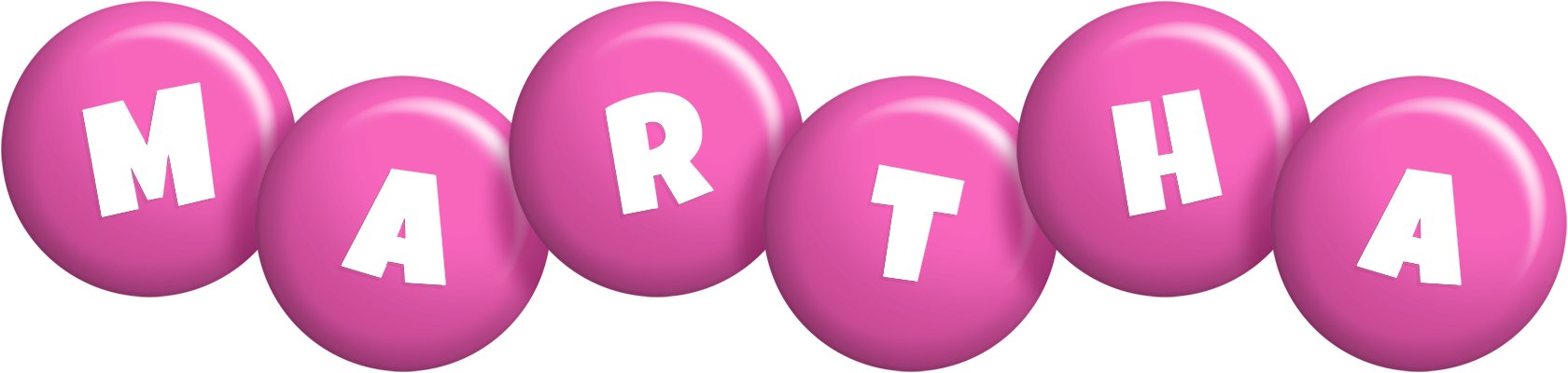 Martha candy-pink logo