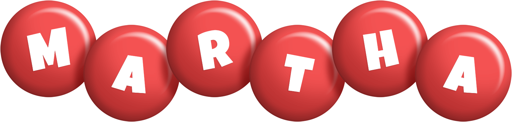 Martha candy-red logo