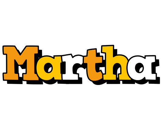 Martha cartoon logo