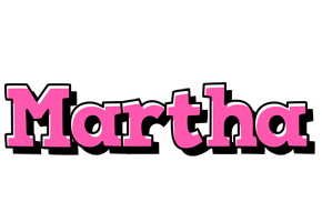 Martha girlish logo