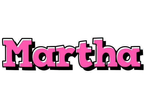 Martha girlish logo