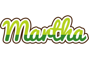 Martha golfing logo