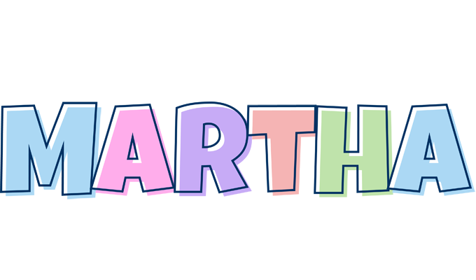 Martha pastel logo