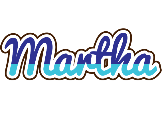 Martha raining logo