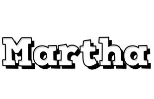 Martha snowing logo