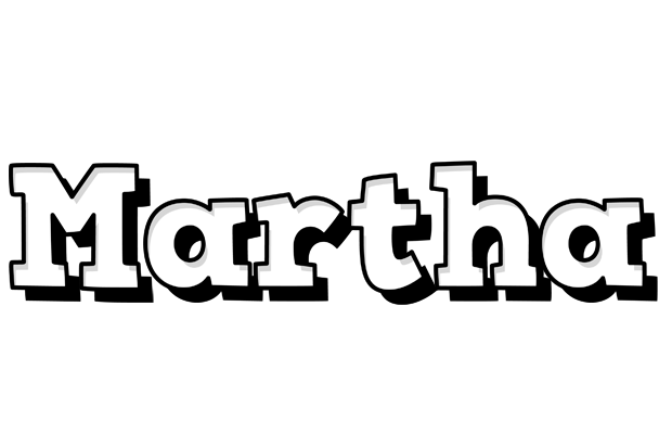 Martha snowing logo