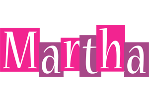 Martha whine logo