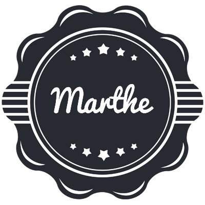 Marthe badge logo