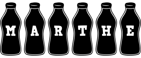 Marthe bottle logo