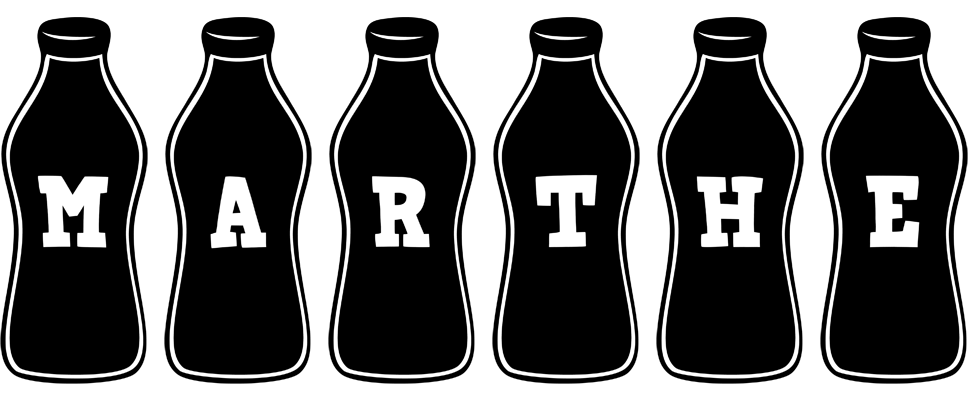 Marthe bottle logo