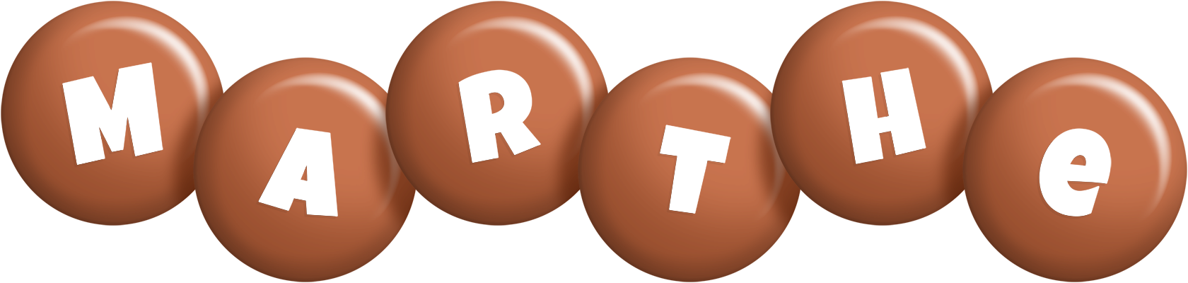 Marthe candy-brown logo