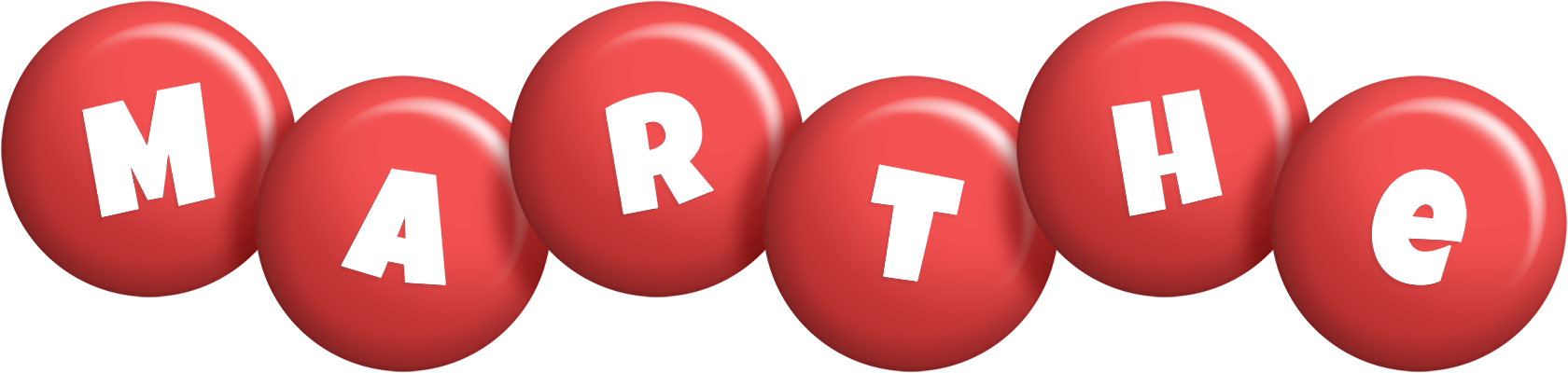 Marthe candy-red logo