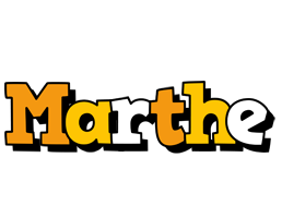 Marthe cartoon logo