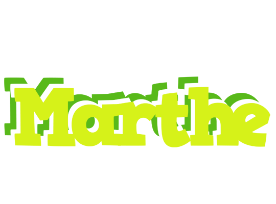 Marthe citrus logo