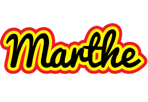 Marthe flaming logo