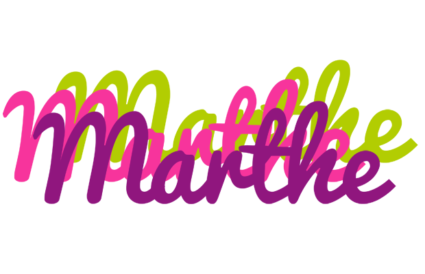 Marthe flowers logo