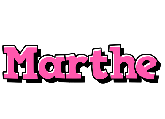 Marthe girlish logo