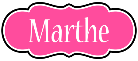 Marthe invitation logo