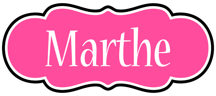 Marthe invitation logo