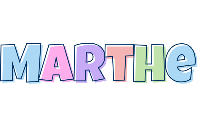 Marthe pastel logo