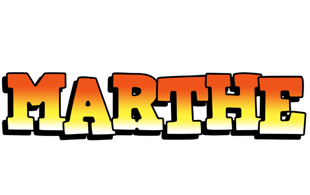 Marthe sunset logo