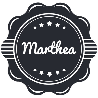 Marthea badge logo