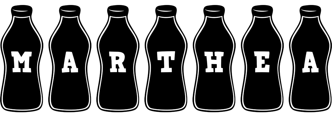 Marthea bottle logo