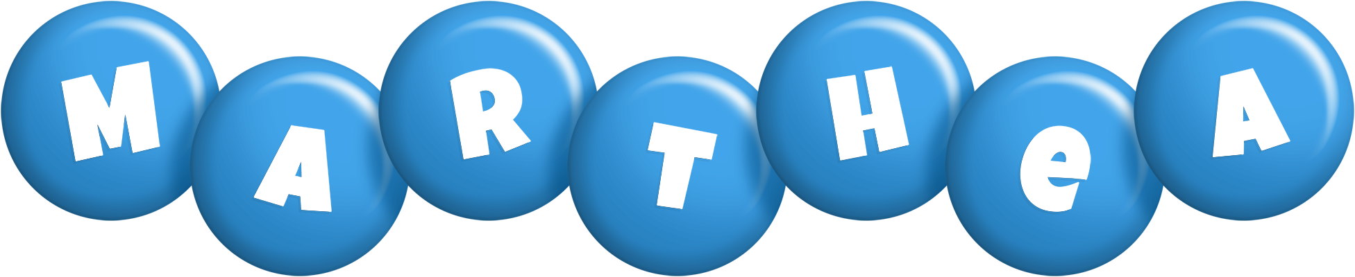 Marthea candy-blue logo