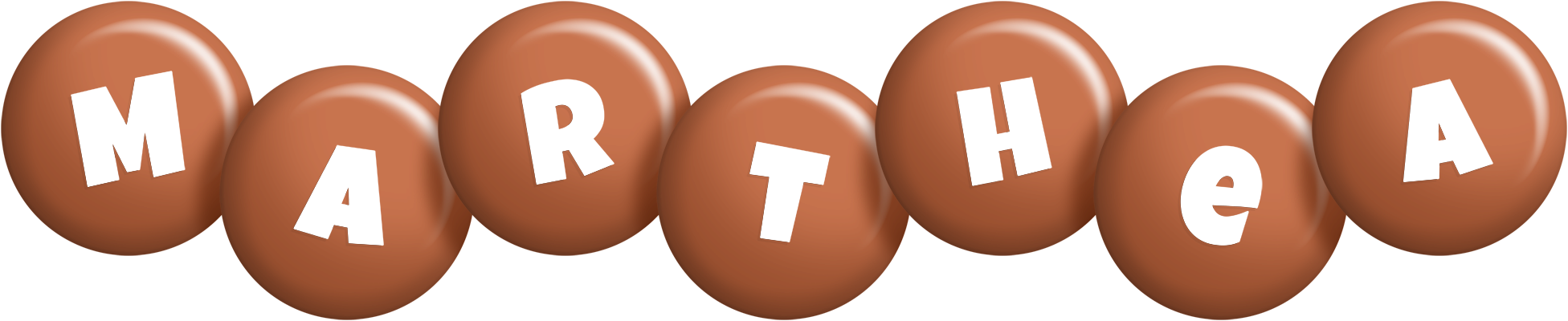 Marthea candy-brown logo