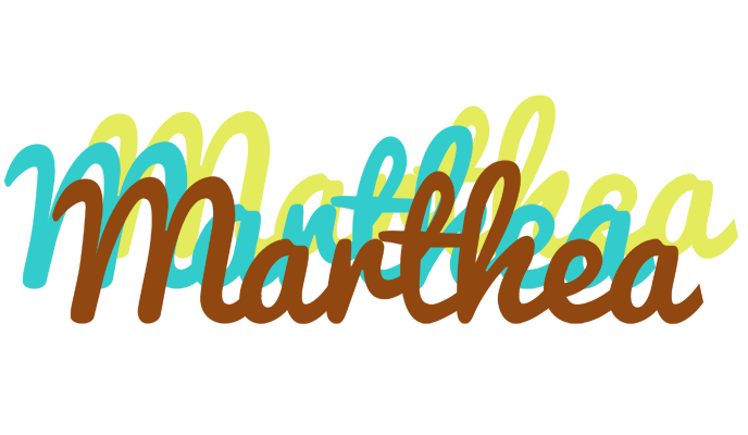 Marthea cupcake logo
