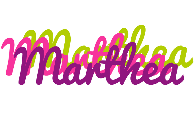 Marthea flowers logo