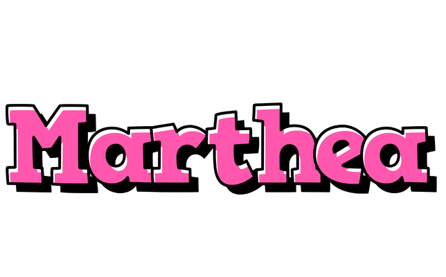 Marthea girlish logo