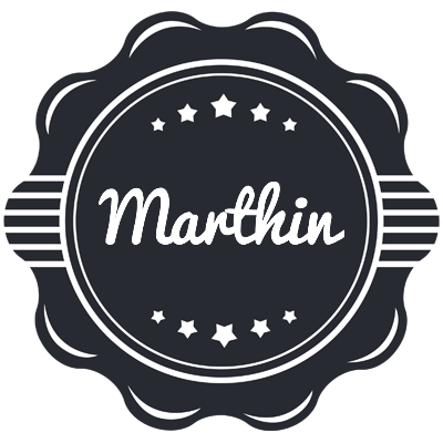 Marthin badge logo
