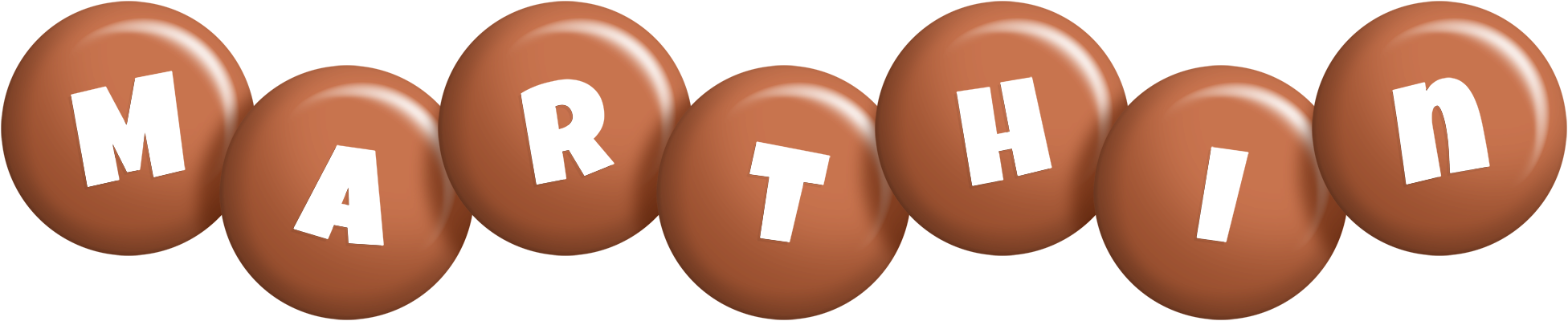 Marthin candy-brown logo