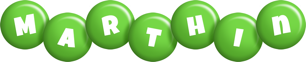 Marthin candy-green logo