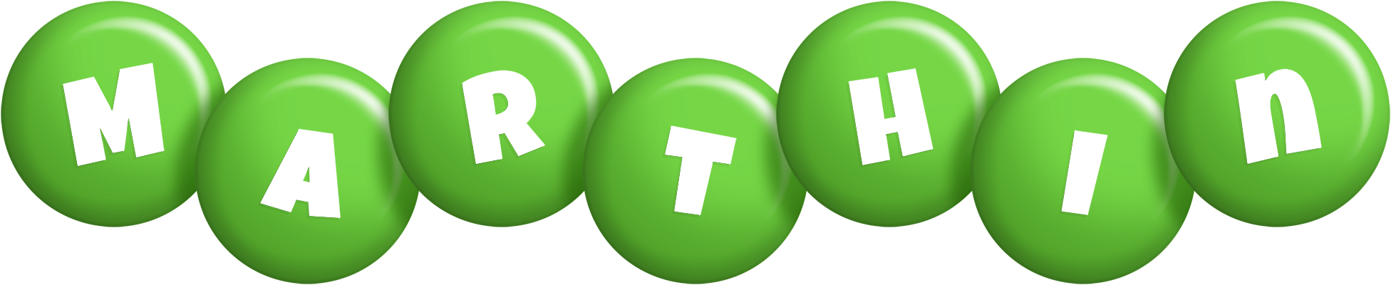 Marthin candy-green logo